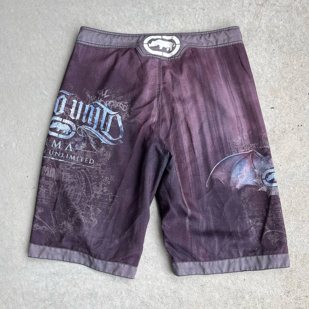 Ecko Unlimited Men's Dark Purple Board Shorts